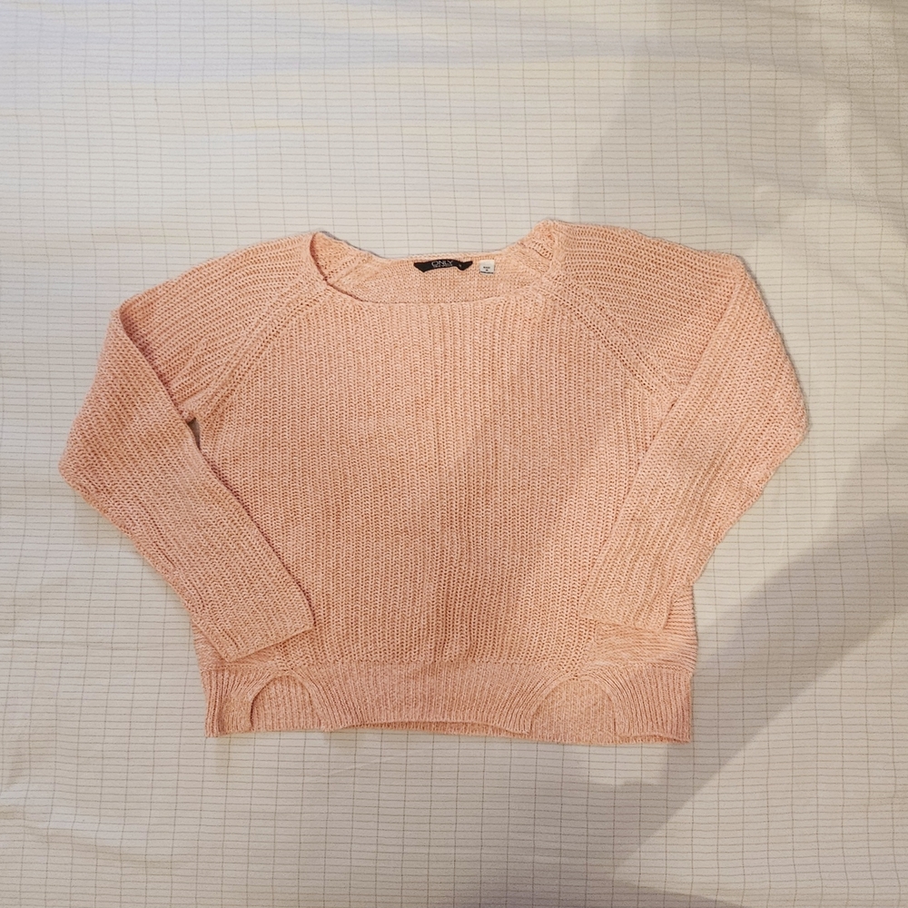 Only Women's Soft Blush Crew Neck Sweater
